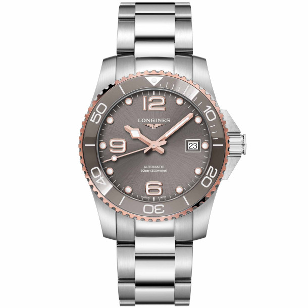         Damen- und Herrenuhr, Automatik, Longines HYDROCONQUEST
