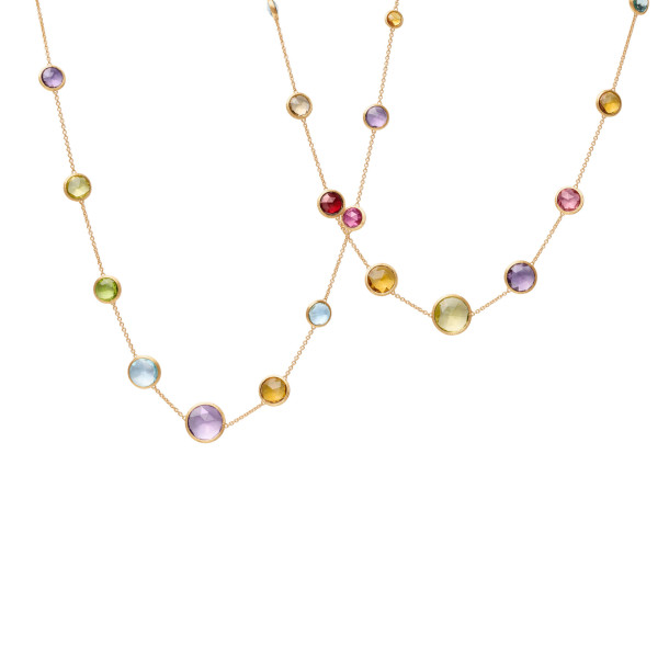         Gelbgold, Halsschmuck, Marco Bicego Jaipur Color Halskette 