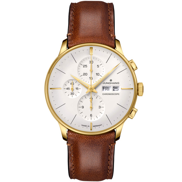         Damen- und Herrenuhr, Automatik, Junghans Meister Chronoscope, Date English