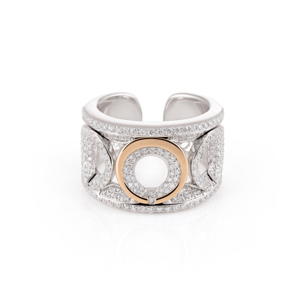         Weißgold, Ringe, Al Coro Mezzaluna Ring