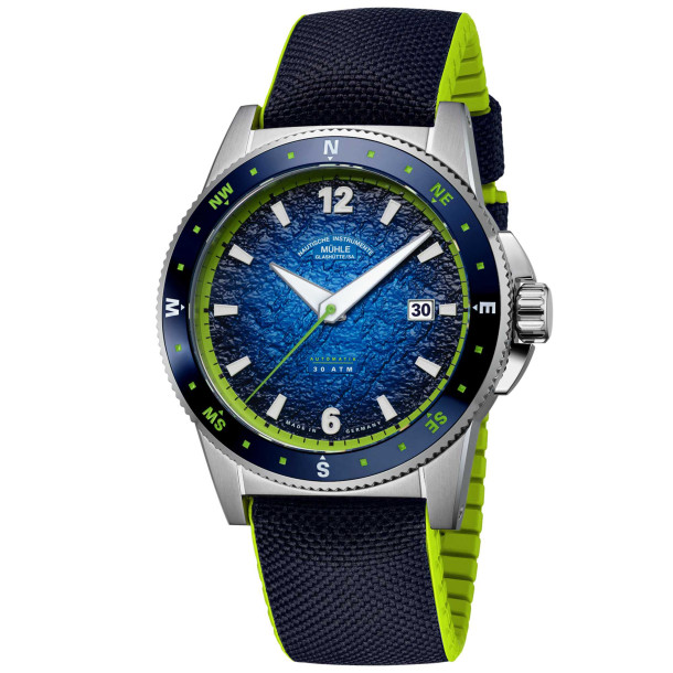         Herrenuhr, Automatik, Mühle Glashütte Sportivo Compass Datum 