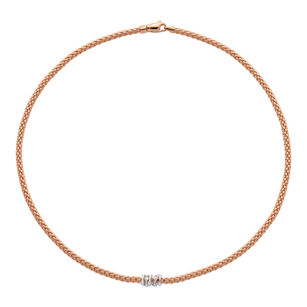         Roségold, Halsschmuck, FOPE Prima Flex'it Collier