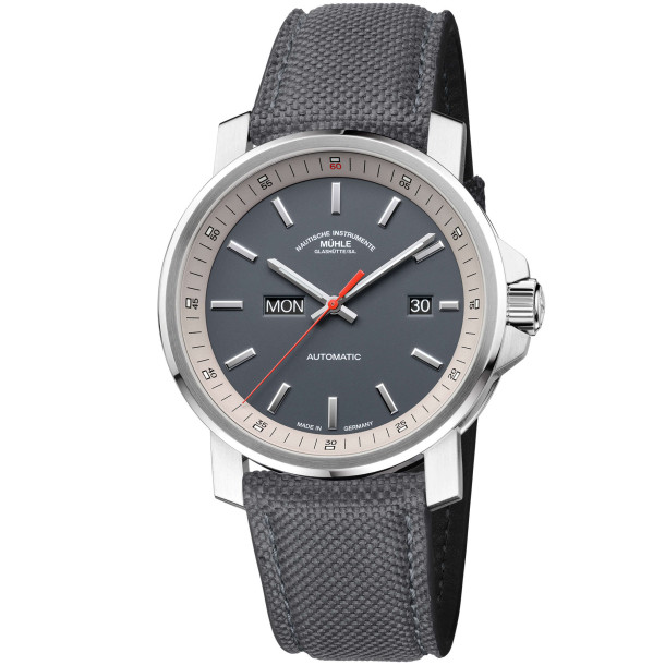         Damen- und Herrenuhr, Automatik, Mühle Glashütte 29er Tag/Datum