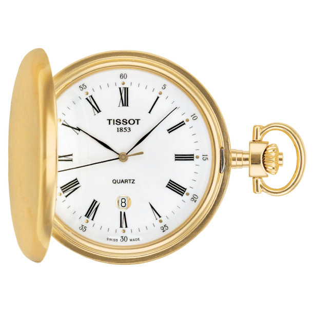         Damen- und Herrenuhr, Quarzwerk, Tissot Savonnette Quartz