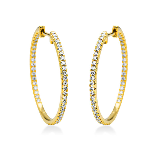         Gelbgold, Ohrringe, Becker Young Fashion Kollektion Creolen