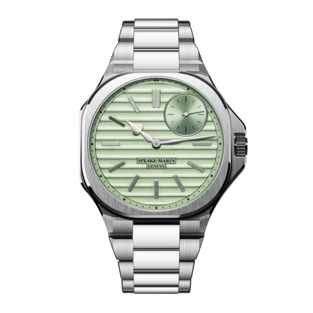         Damen- und Herrenuhr, Automatik, Speake-Marin Ripples Metallic Green