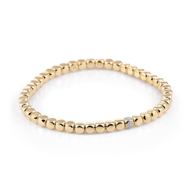         Gelbgold, Armschmuck, Al Coro Stretchy Armband