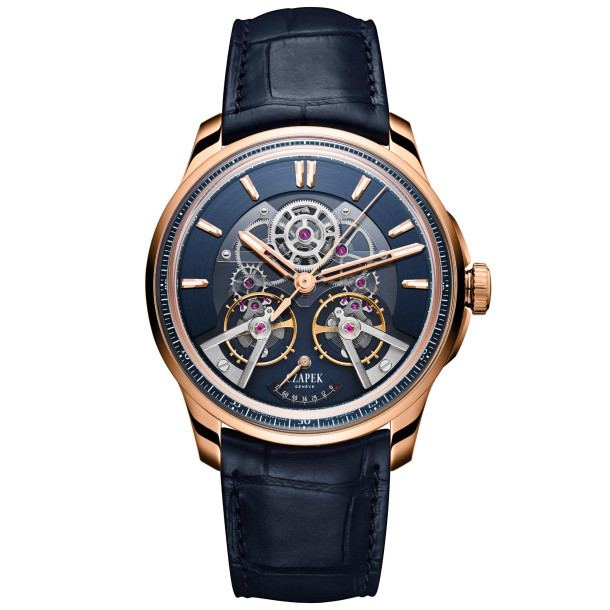         Damen- und Herrenuhr, Handaufzug, Czapek Place Vendôme Complicité Harmony Blue