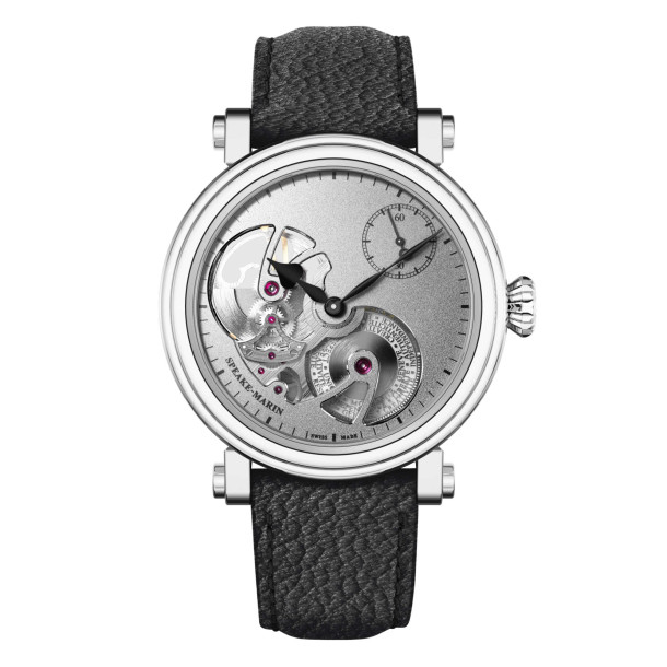         Damen- und Herrenuhr, Automatik, Speake-Marin Openworked Sandblasted Titanium