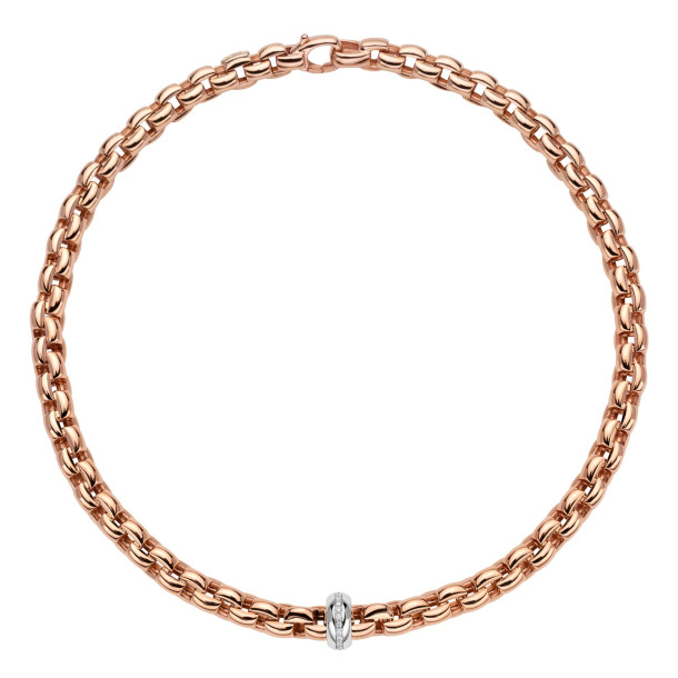         Roségold, Halsschmuck, FOPE Eka Flex'it Collier