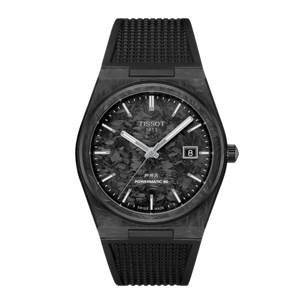         Herrenuhr, Automatik, Tissot PRX Carbon 40.5mm