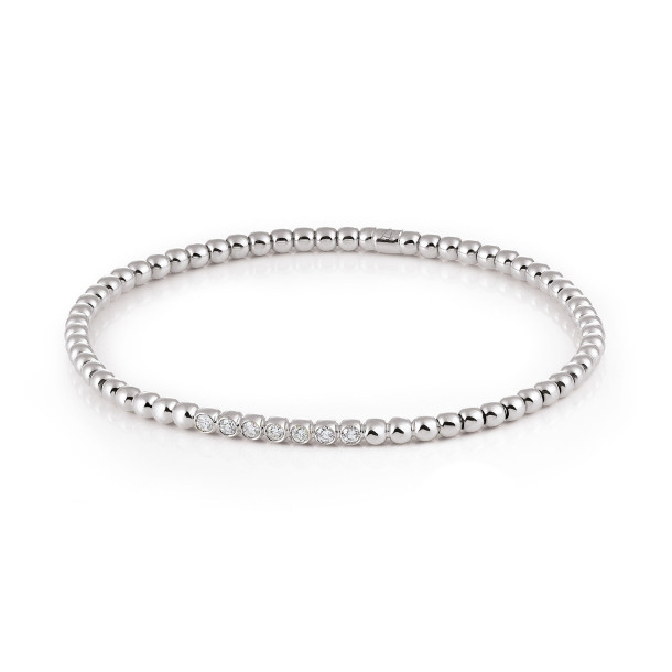         Weißgold, Armschmuck, Al Coro Stretchy Armband
