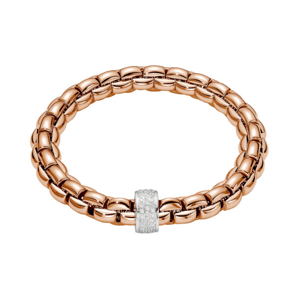         Roségold, Armschmuck, FOPE Eka Flex'it Armband mit Diamantpavé