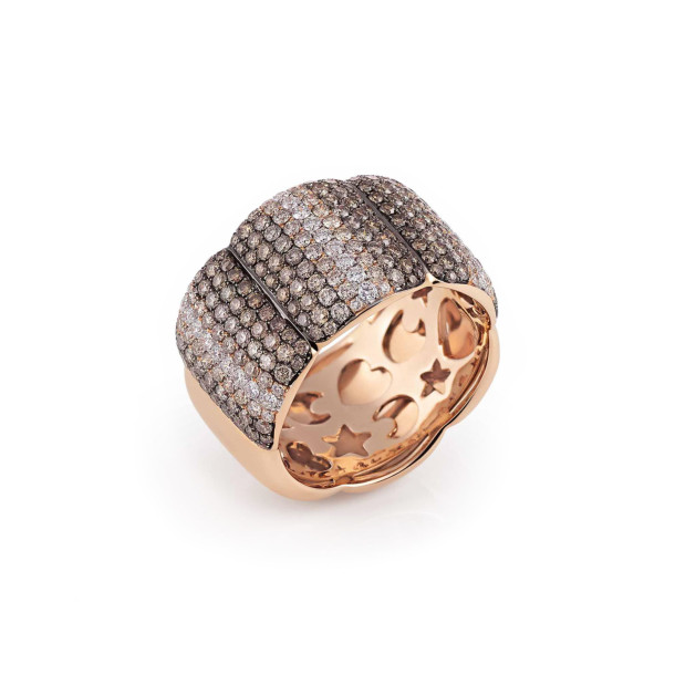         Roségold, Ringe, Al Coro La Piazza Ring 