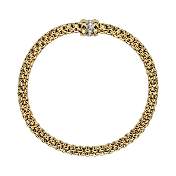         Gelbgold, Armschmuck, FOPE Solo Flex'it Armband