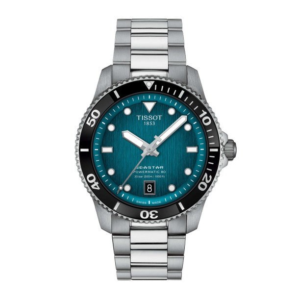         Damen- und Herrenuhr, Automatik, Tissot Seastar 1000 40mm