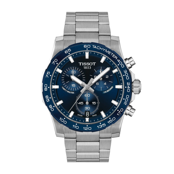         Damen- und Herrenuhr, Quarzwerk, Tissot Supersport Chrono 42mm