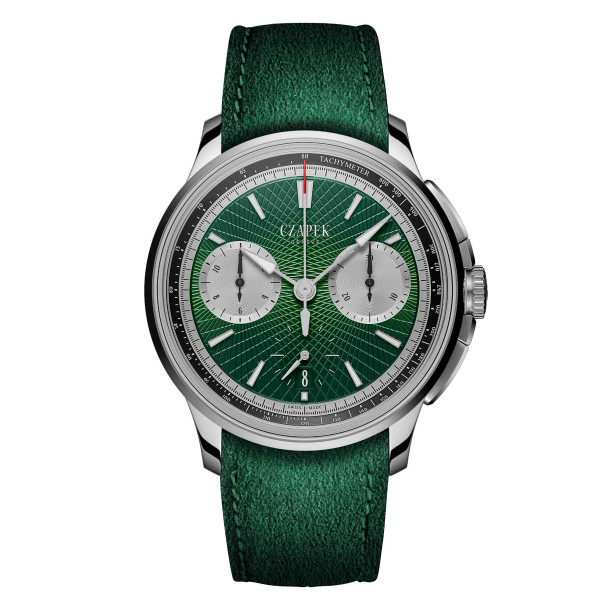         Damen- und Herrenuhr, Automatik, Czapek Faubourg de Cracovie Crossroads Victory Green