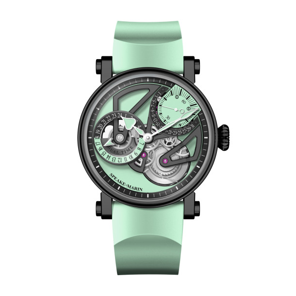         Damen- und Herrenuhr, Automatik, Speake-Marin Dual Time Mint
