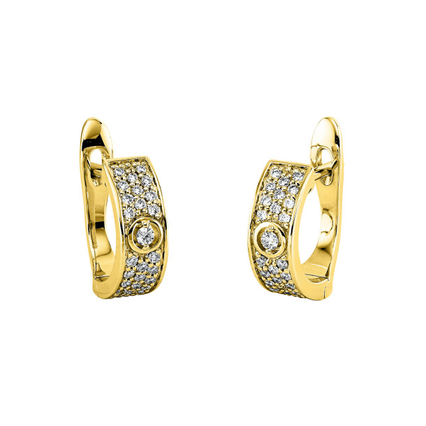         Gelbgold, Ohrringe, Becker Young Fashion Kollektion Creolen