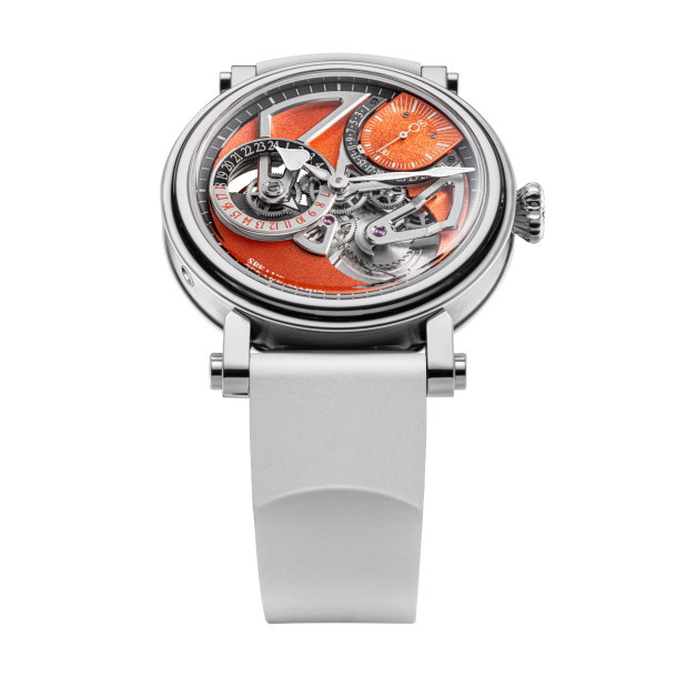         Damen- und Herrenuhr, Automatik, Speake-Marin Dual Time Terracotta