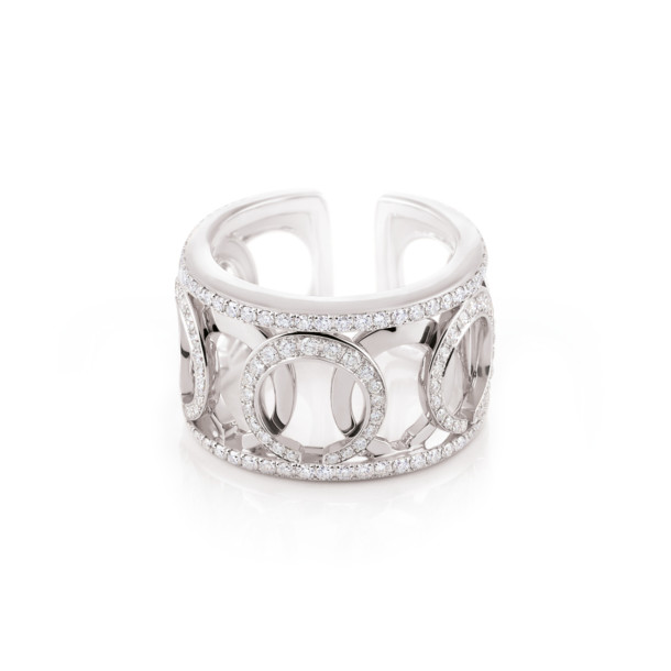         Weißgold, Ringe, Al Coro Mezzaluna Ring