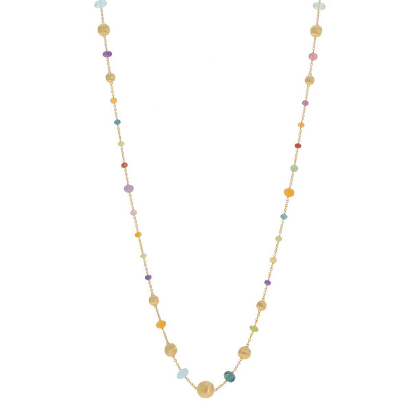         Gelbgold, Halsschmuck, Marco Bicego Africa Gemstone Halskette
