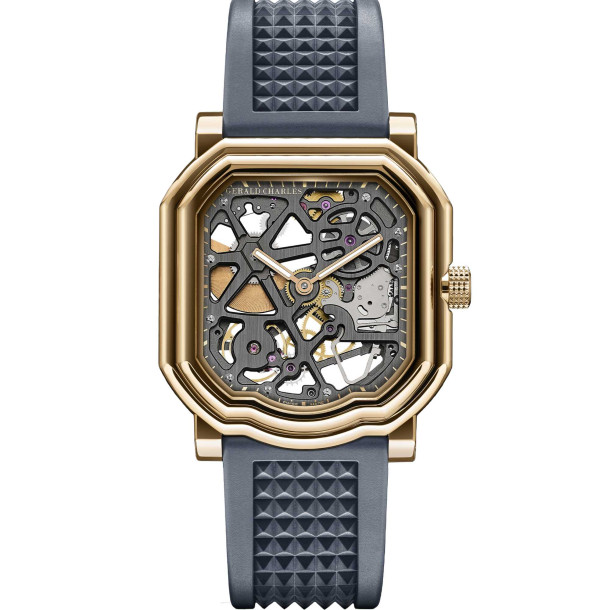         Damen- und Herrenuhr, Automatik, Gerald Charles Maestro 8.0 Squelette in Rose Gold 18K
