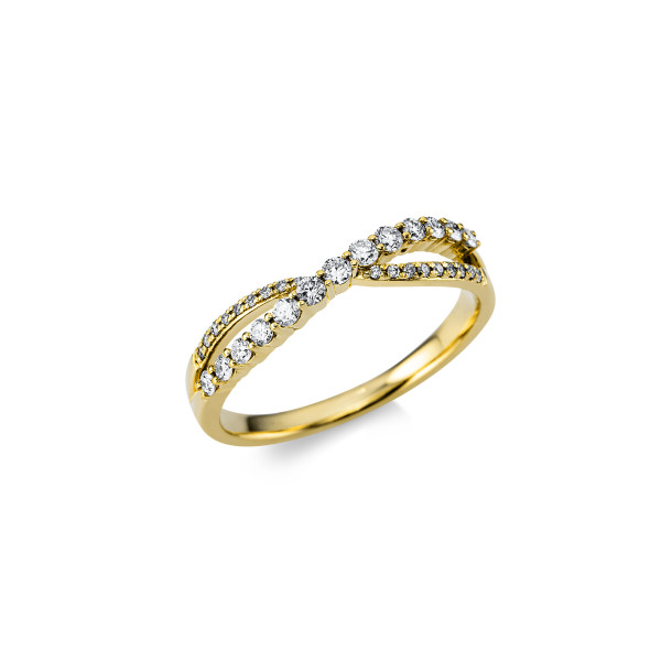         Gelbgold, Ringe, Becker Young Fashion Kollektion Brillantring
