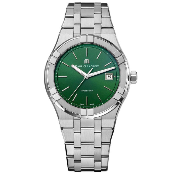         Damen- und Herrenuhr, Quarzwerk, Maurice Lacroix Aikon Quartz Date 40mm