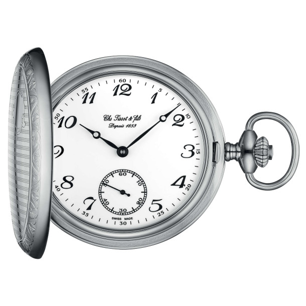         Damen- und Herrenuhr, Handaufzug, Tissot Savonnette Mechanical