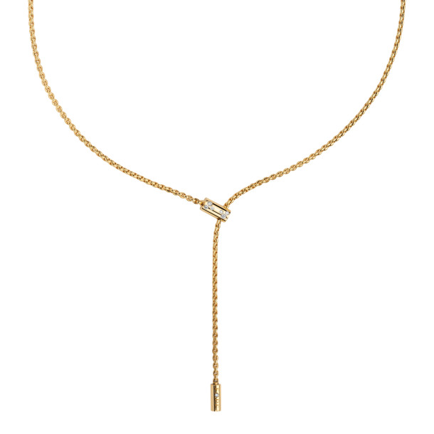         Gelbgold, Halsschmuck, FOPE Verstellbare Aria Halskette mit Diamanten