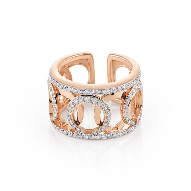         Roségold, Ringe, Al Coro Mezzaluna Ring
