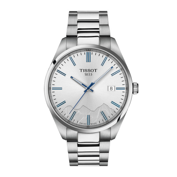         Herrenuhr, Quarzwerk, Tissot PR 100 Jungfraubahn 40mm
