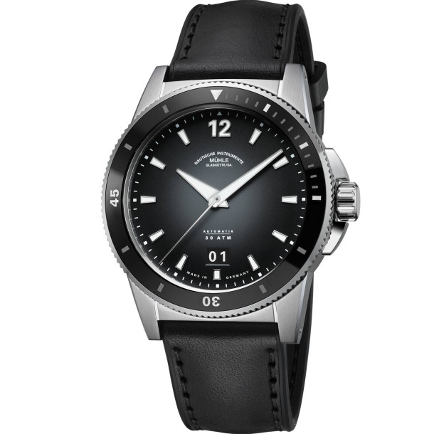        Herrenuhr, Automatik, Mühle Glashütte Sportivo Großdatum
