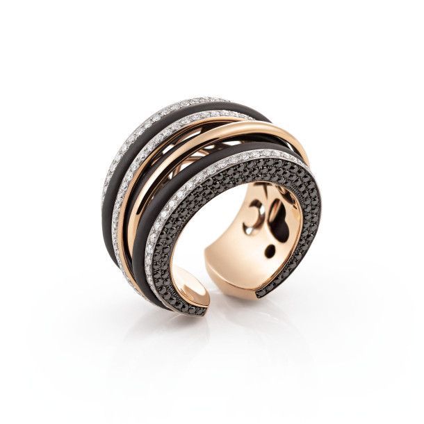         Roségold, Ringe, Al Coro Mezzaluna Classic Ring