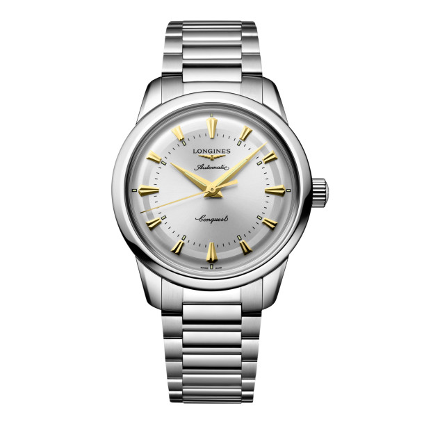         Damen- und Herrenuhr, Automatik, Longines CONQUEST HERITAGE
