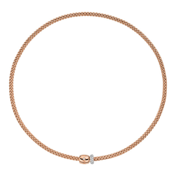         Roségold, Halsschmuck, FOPE Prima Flex'it Halskette