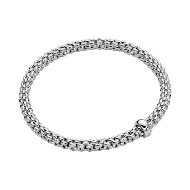         Weißgold, Armschmuck, FOPE Solo Flex'it Armband