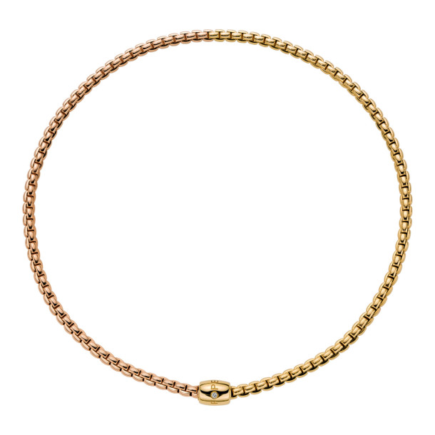         Gelbgold &amp; Roségold, Halsschmuck, FOPE Eka Flex'it Halskette