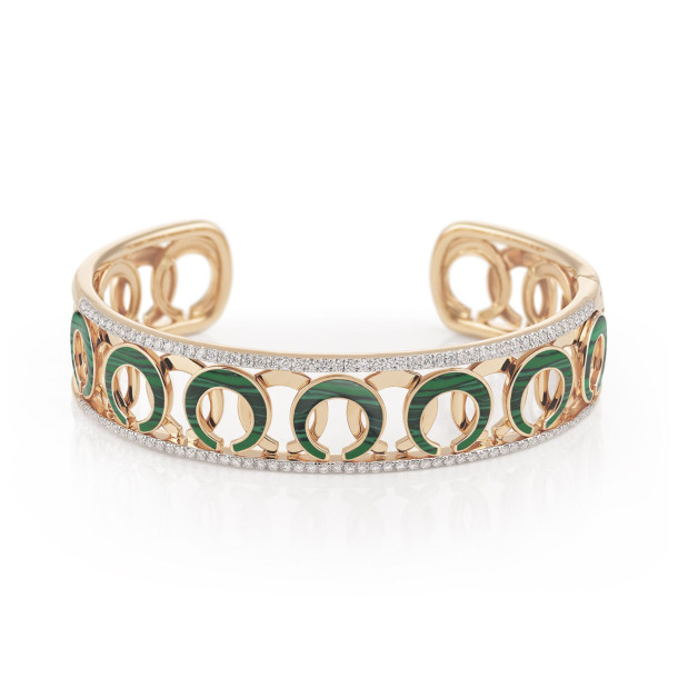         Roségold, Armschmuck, Al Coro Mezzaluna Armreif