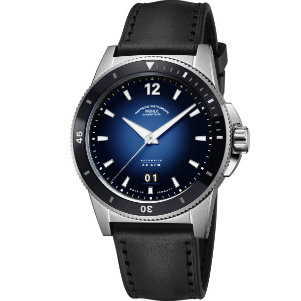        Herrenuhr, Automatik, Mühle Glashütte Sportivo Großdatum
