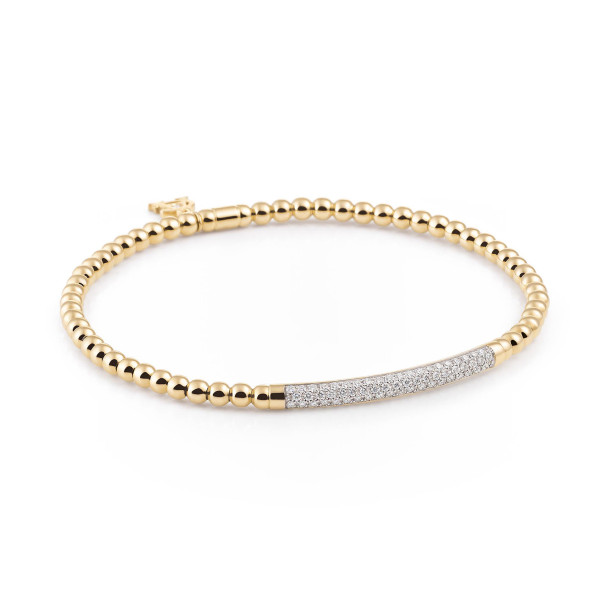         Gelbgold, Armschmuck, Al Coro Stretchy Armband
