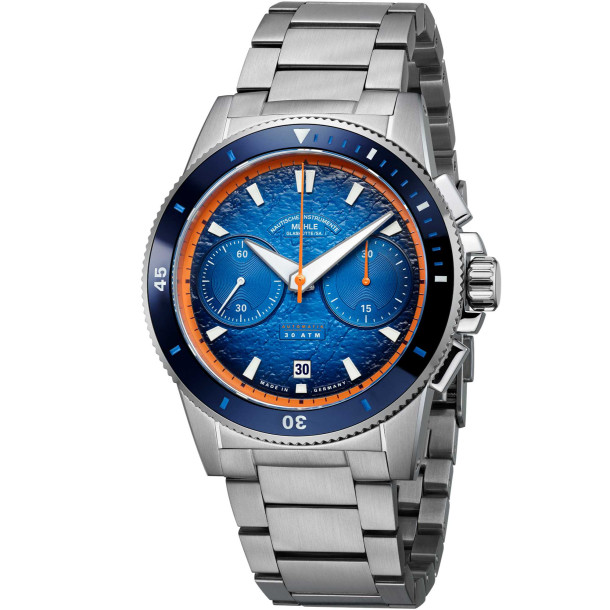         Herrenuhr, Automatik, Mühle Glashütte Sportivo Active Chronograph
