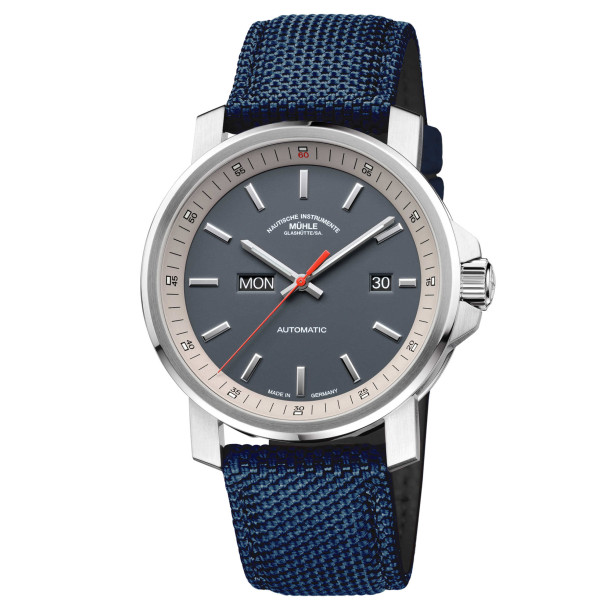        Damen- und Herrenuhr, Automatik, Mühle Glashütte 29er Tag/Datum