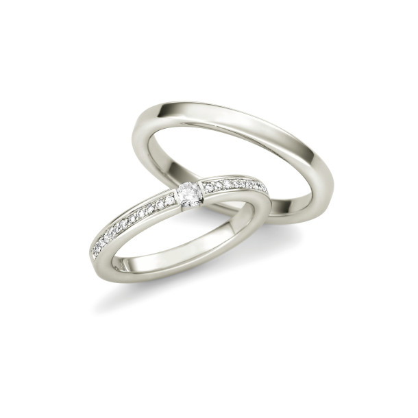         Weißgold, Ringe, Max Kemper Trauringe