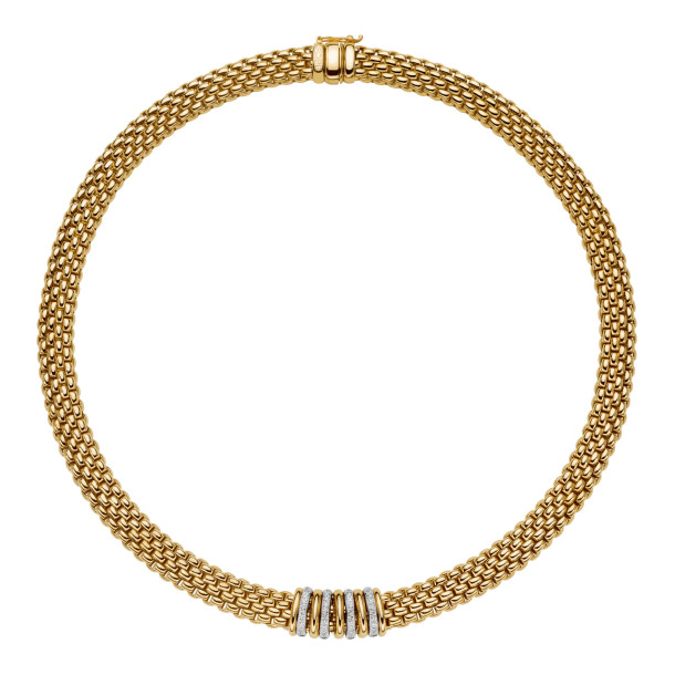         Gelbgold, Halsschmuck, FOPE Panorama Collier