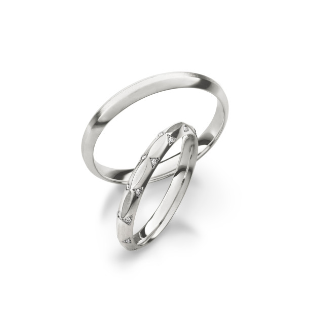         Weißgold, Ringe, Max Kemper Trauringe