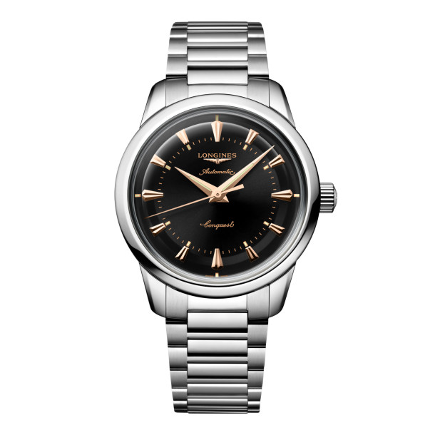         Damen- und Herrenuhr, Automatik, Longines CONQUEST HERITAGE