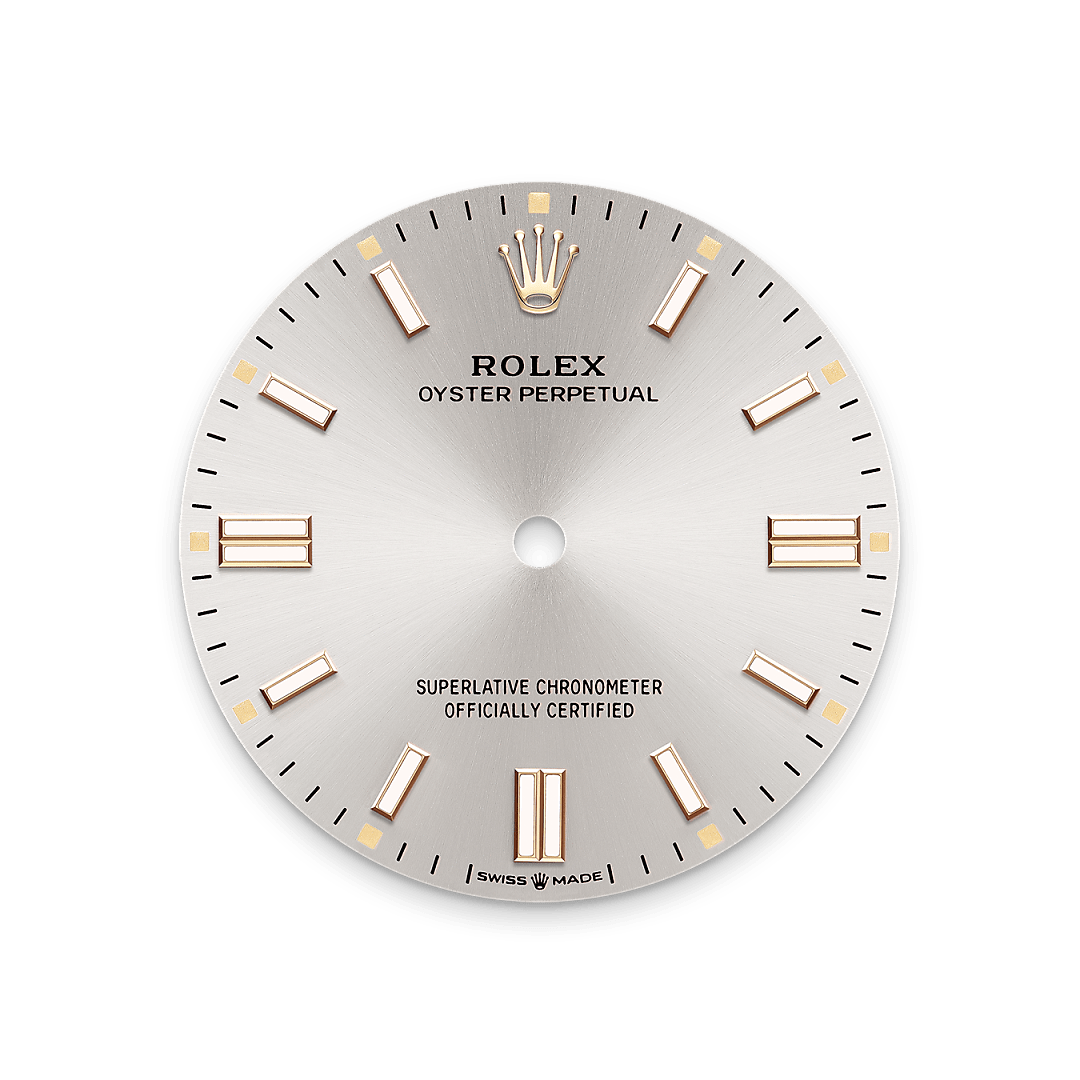 Silbernes Zifferblatt